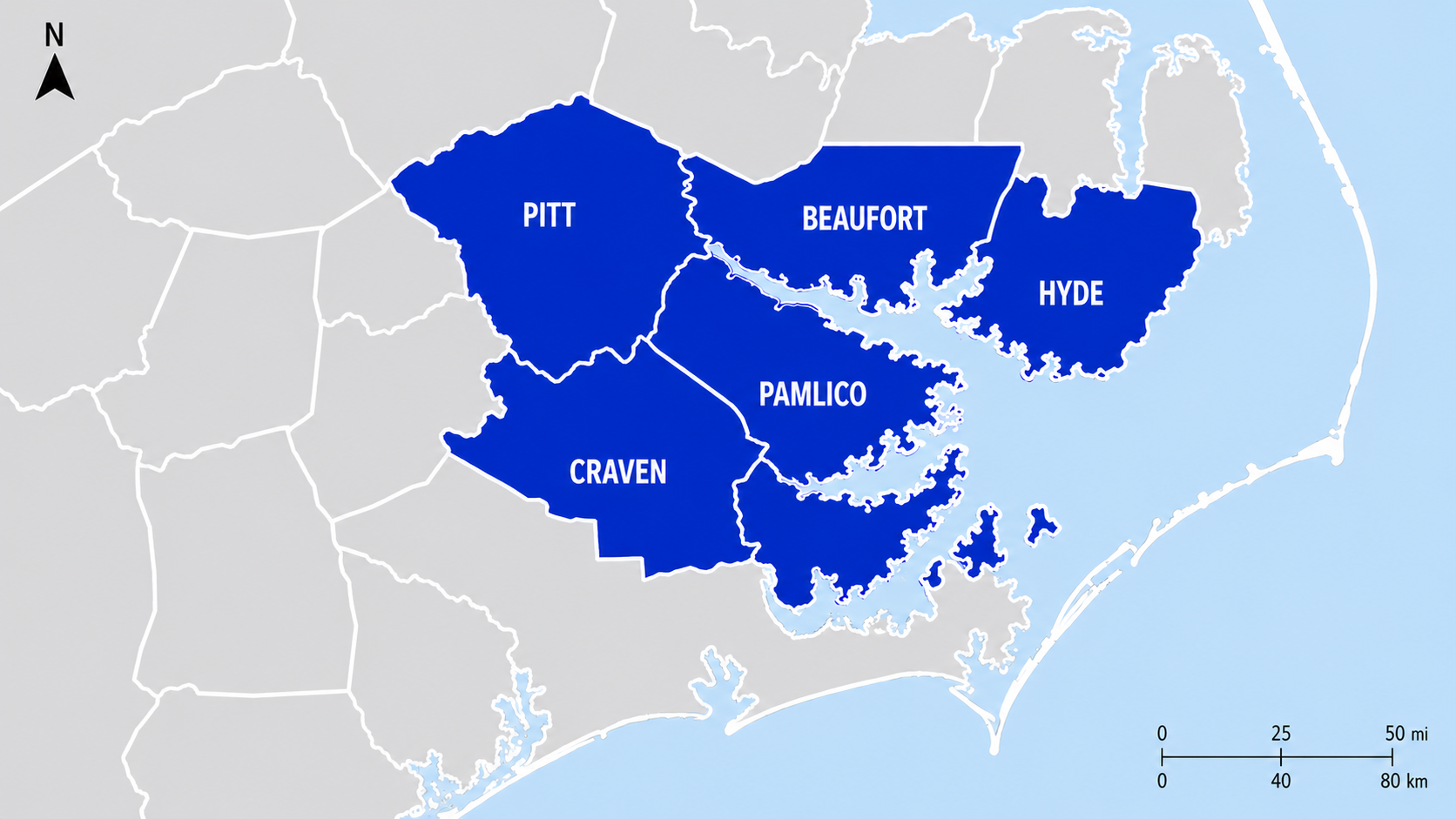 Service Map NC Counties